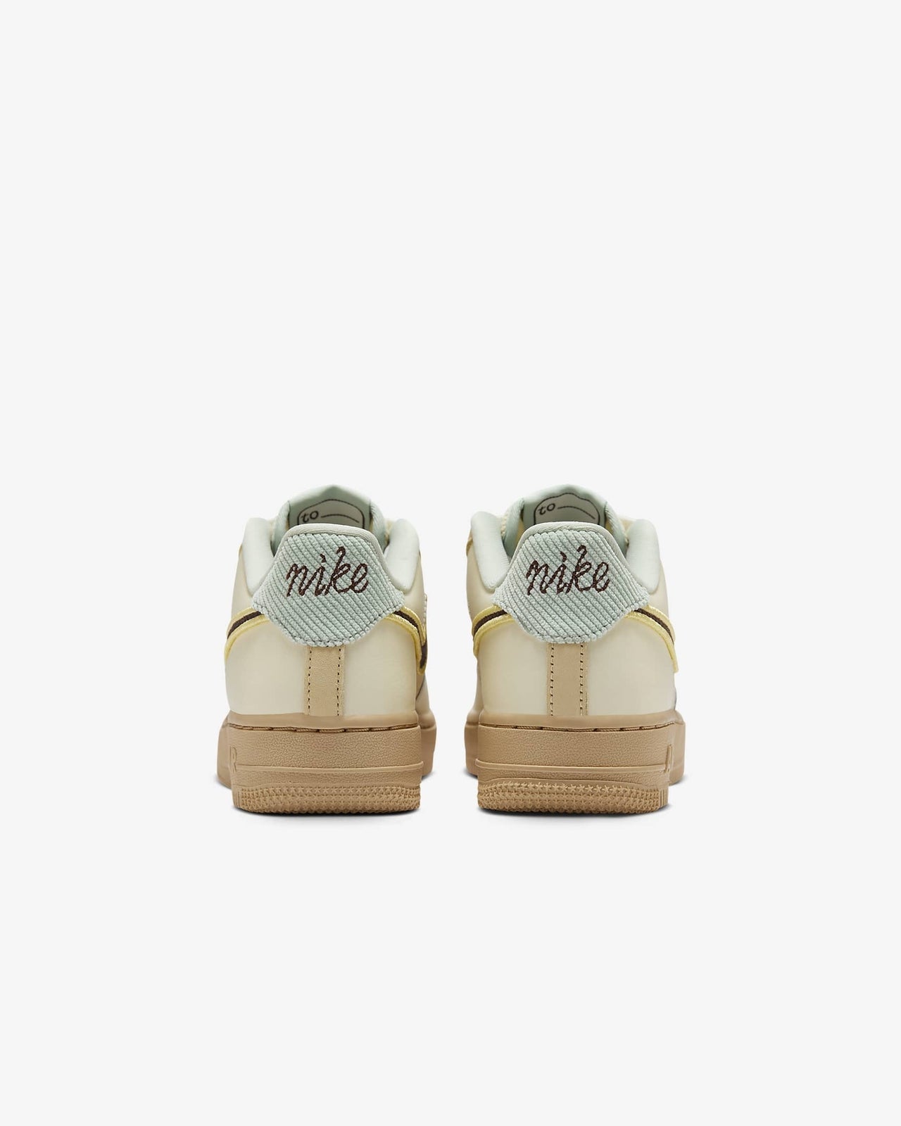 HQ3473-122 Nike GS Air Force 1 Low Coconut Milk Seafoam