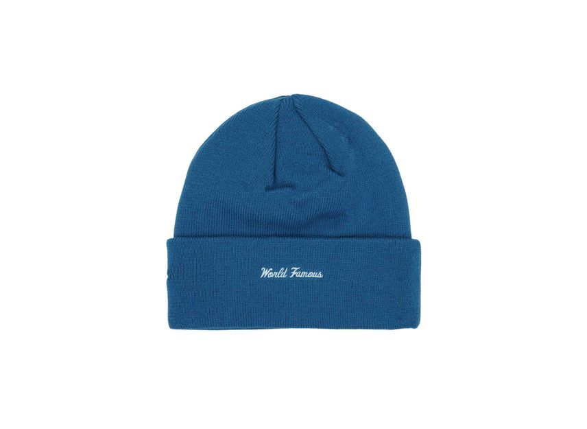 Supreme New Era Box Logo Beanie Blue (23FW)