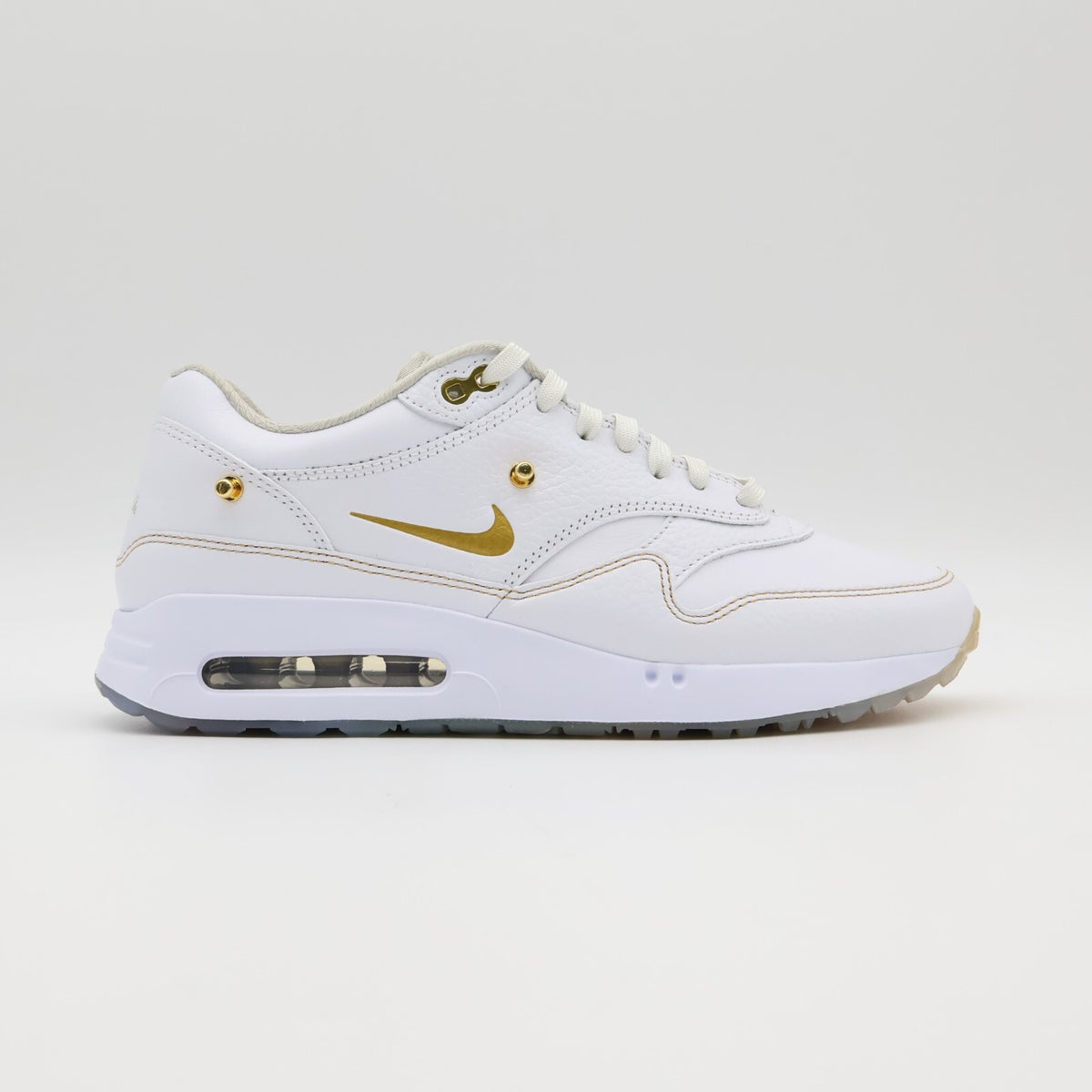 HQ3074-100 Eastside Golf Nike Air Max 1 86 OG Golf White Metallic Gold (Men's)