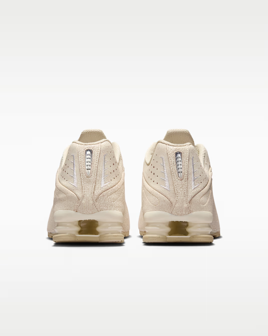 IO4544-100 Nike Shox R4 Natural Metallic Silver (Men's)