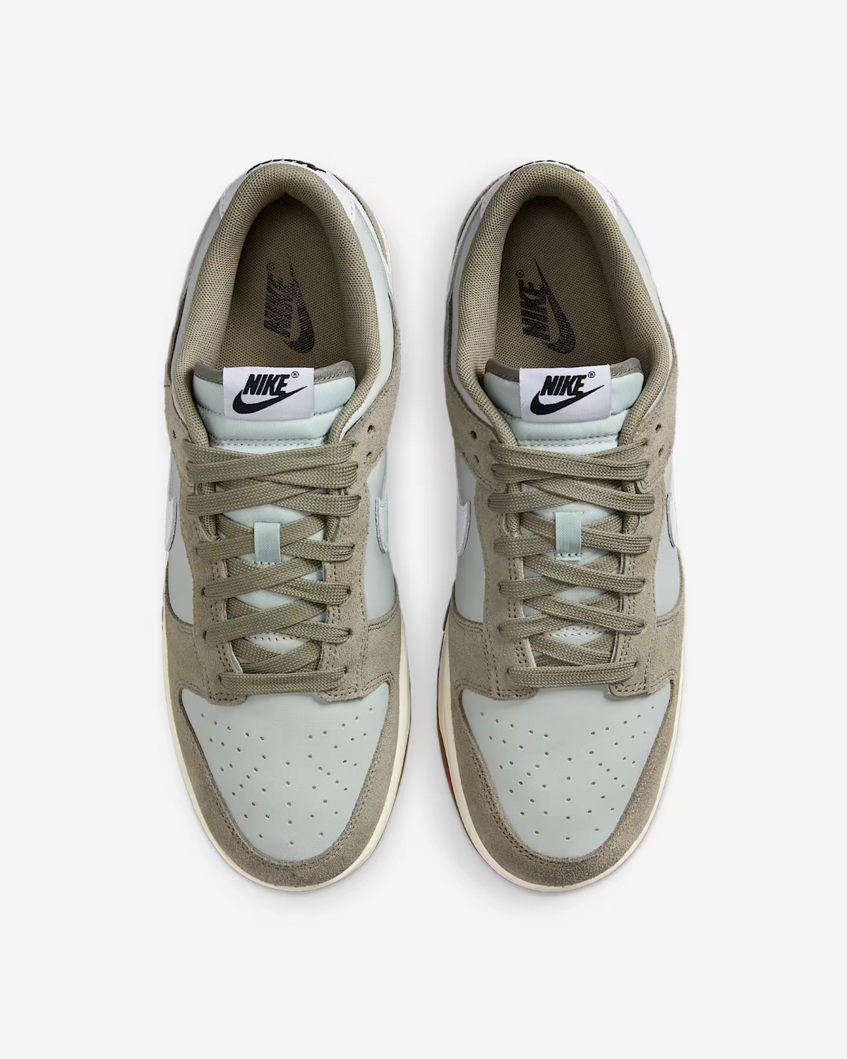 IB6399-002 Nike Dunk Low Retro SE Light Silver Light Army Sail White (Men's)