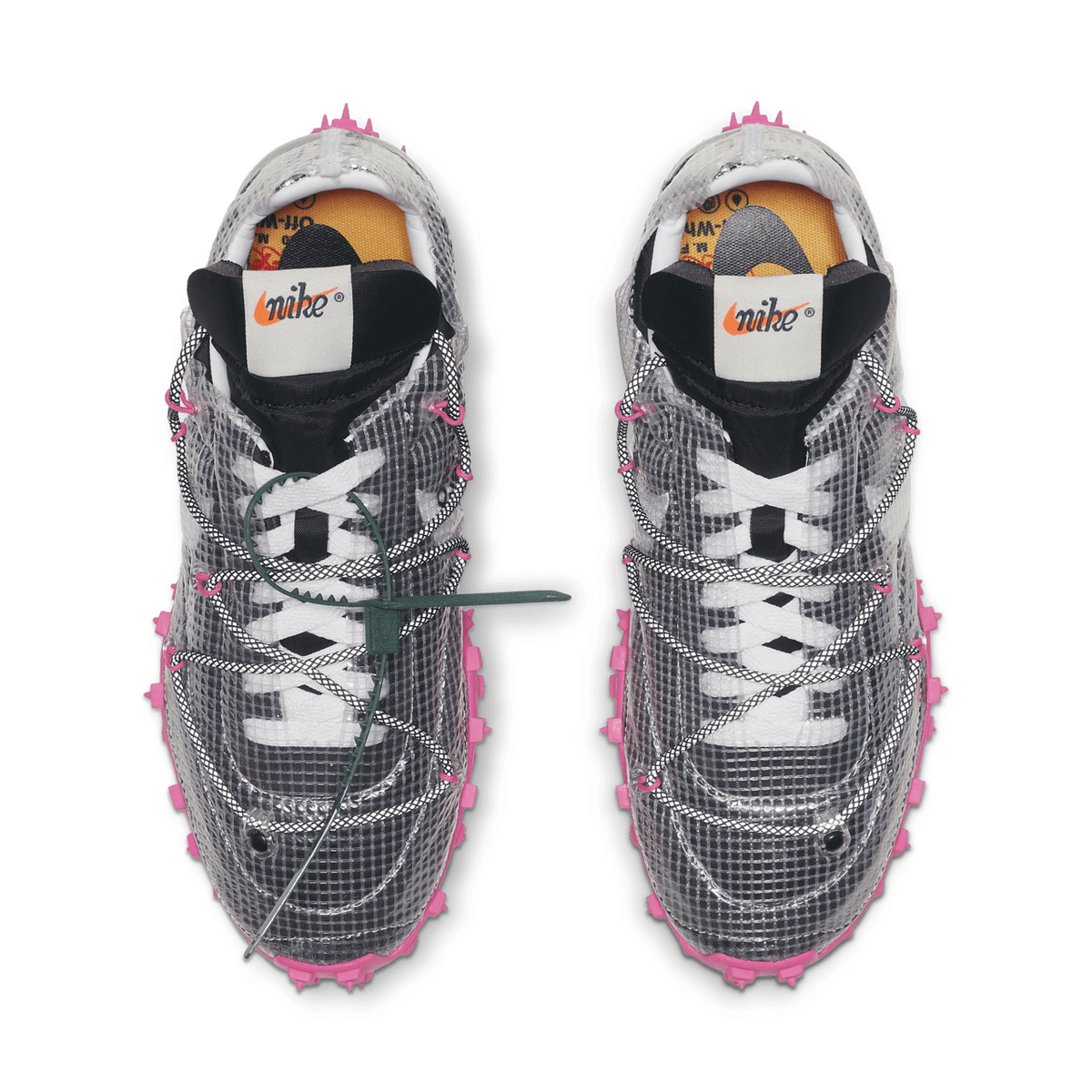 CD8180-001 Off-WhiteÃNike Waffle Racer Vivid Black (Women's)