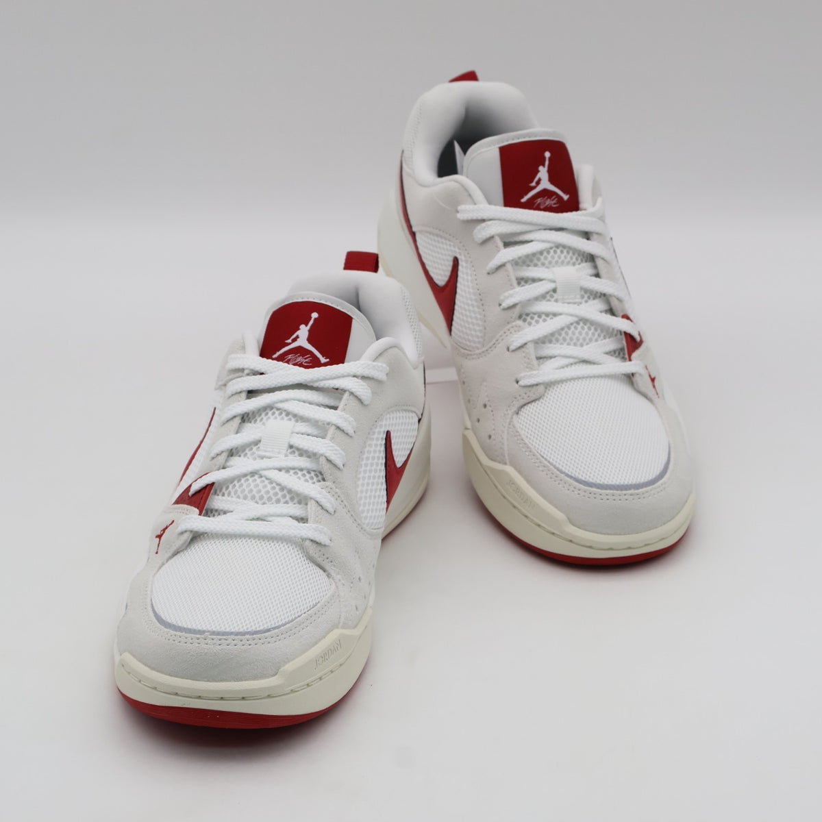 HJ6777-116 Nike Jordan CMFT Era White Sail Black Varsity Red (Men's)