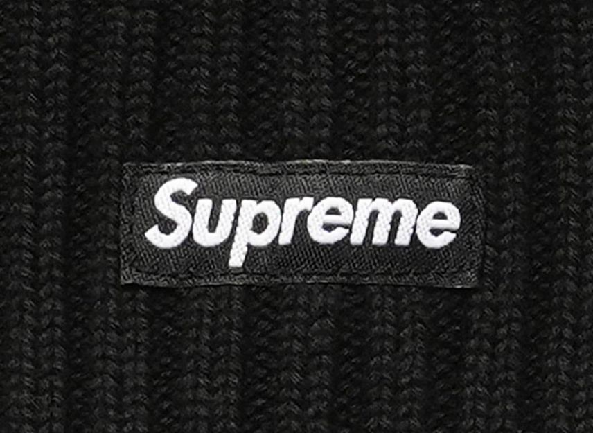 Supreme Overdyed Beanie Black (23SS)
