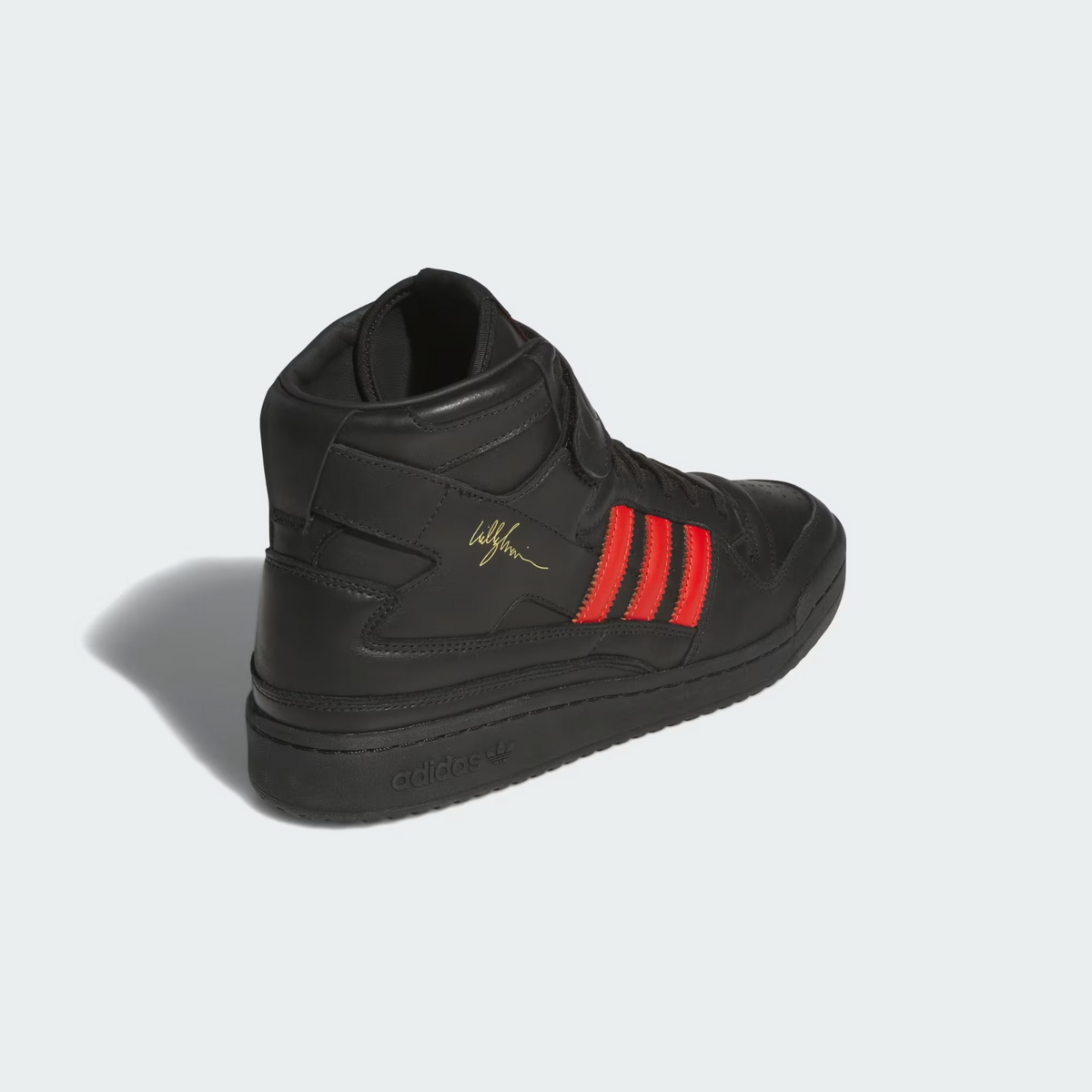 KK3695 Willy Chavarria Ã adidas Originals Forum 84 Hi Black Red (Men's)