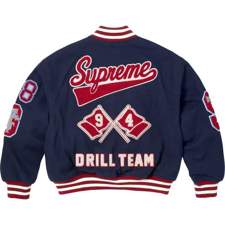Supreme Drill Team Varsity Jacket Navy