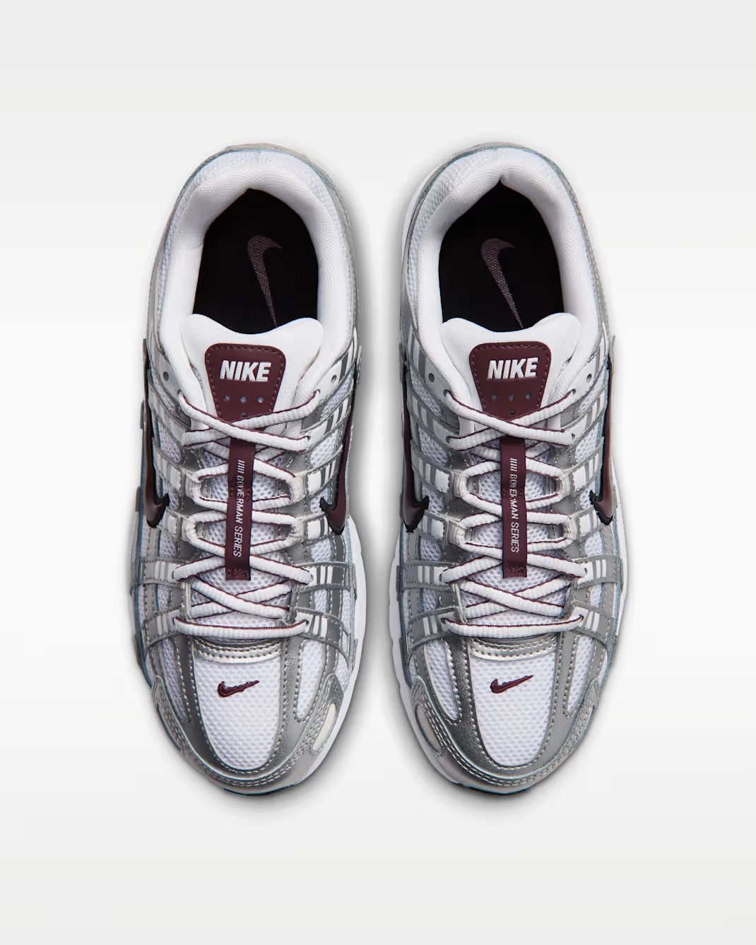 BV1021-112 Nike P-6000 "White/Metallic Silver" (Women's)