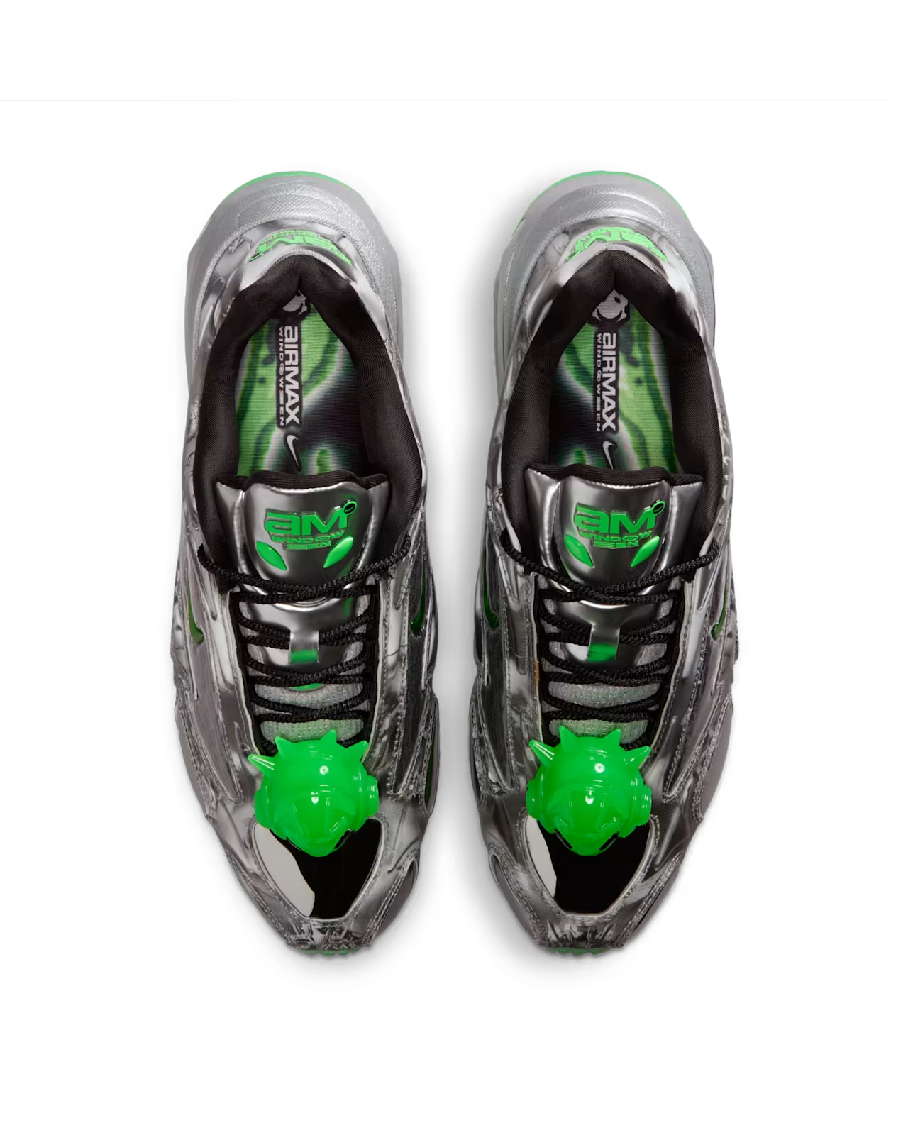 IH2120-002 Windowsen Nike Air Max Muse Metallic Silver Rage Green (Women's)