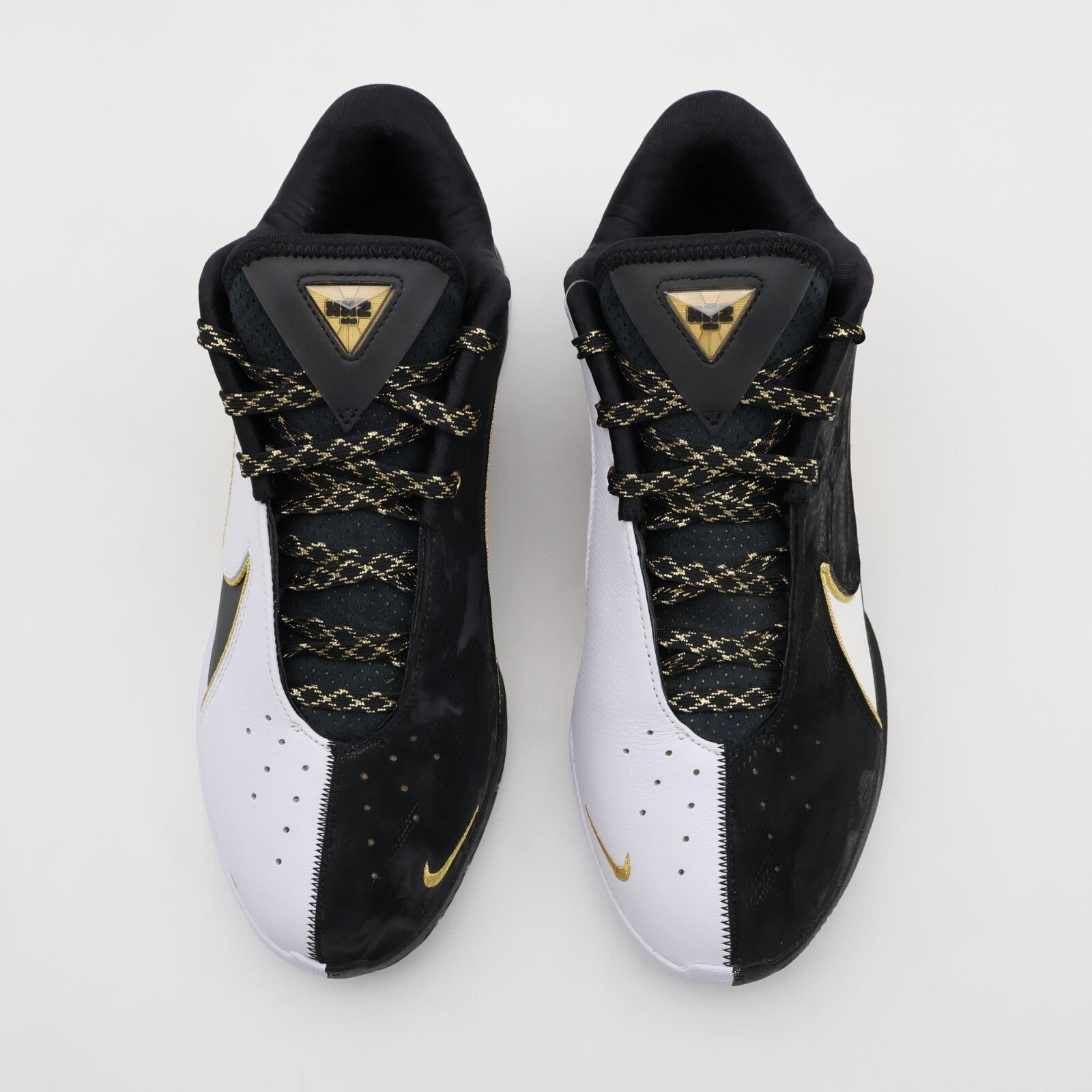 HV8453-100 HV8454-100 Nike LeBron 22 White Metallic Gold Black (Men's)