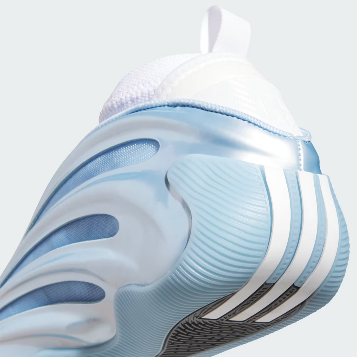 JH6482 adidas Harden Vol.9 Glow Blue Cloud White Core Black (Men's)