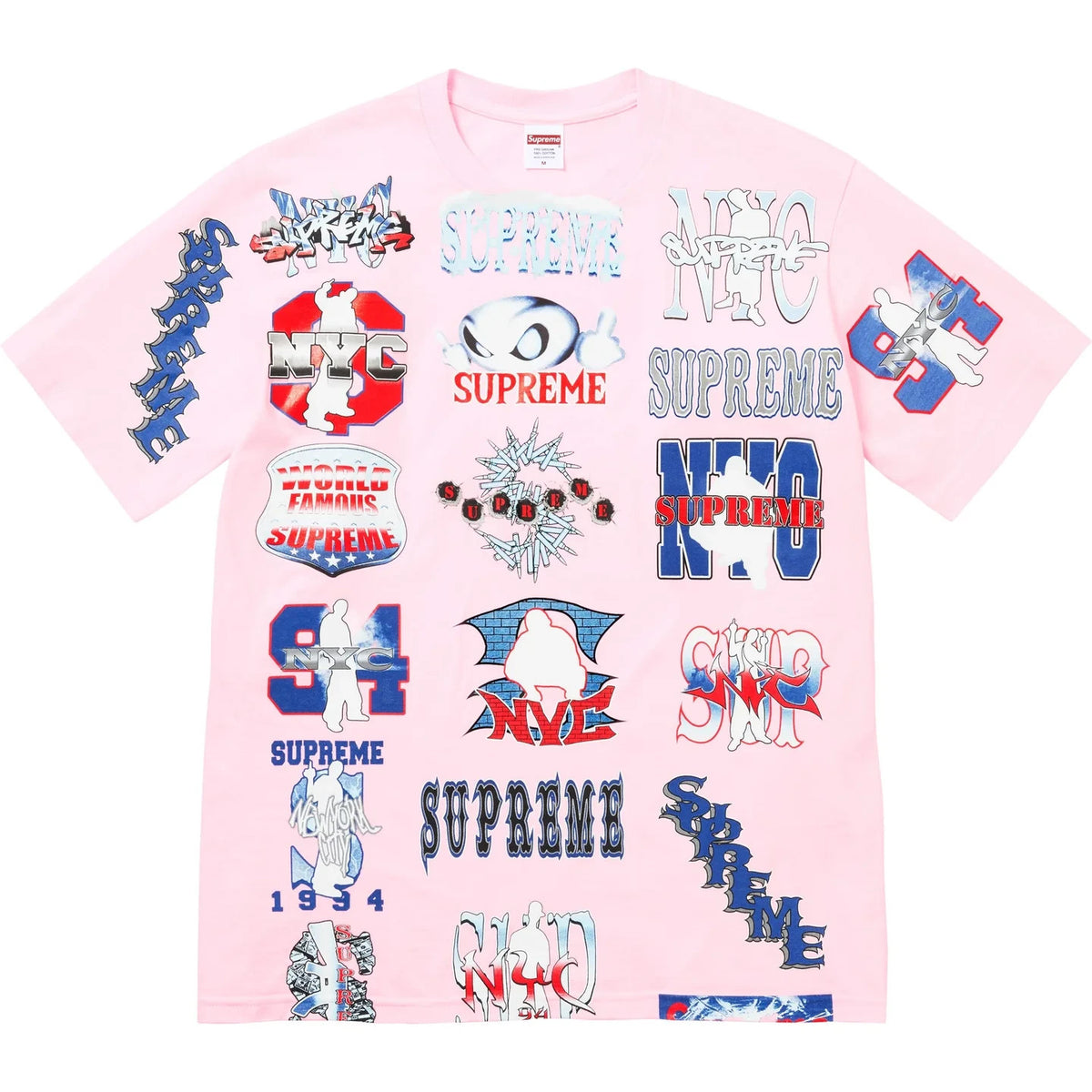 Supreme Flash Tee Light Pink
