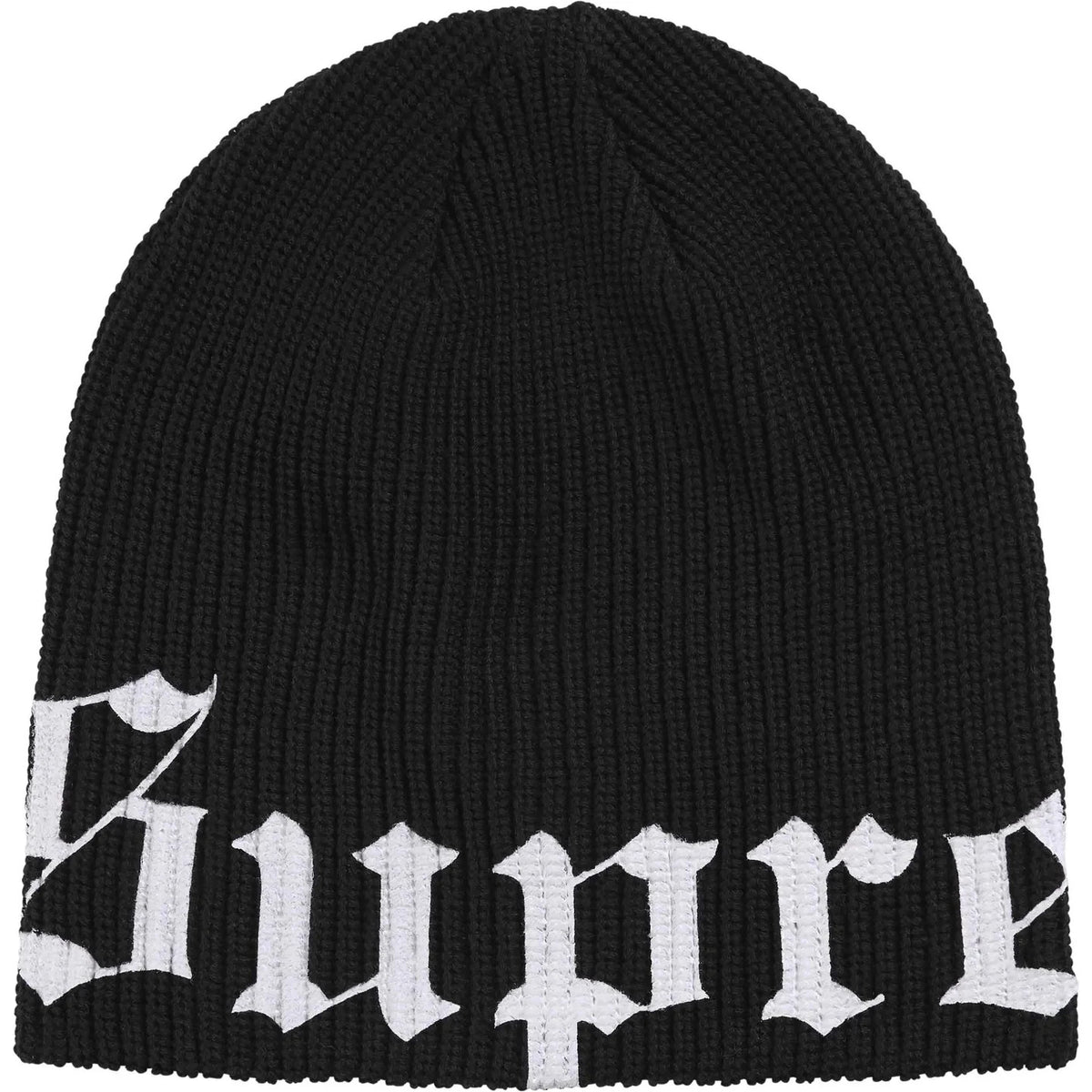 Supreme Old English Printed Beanie (26SS) Black