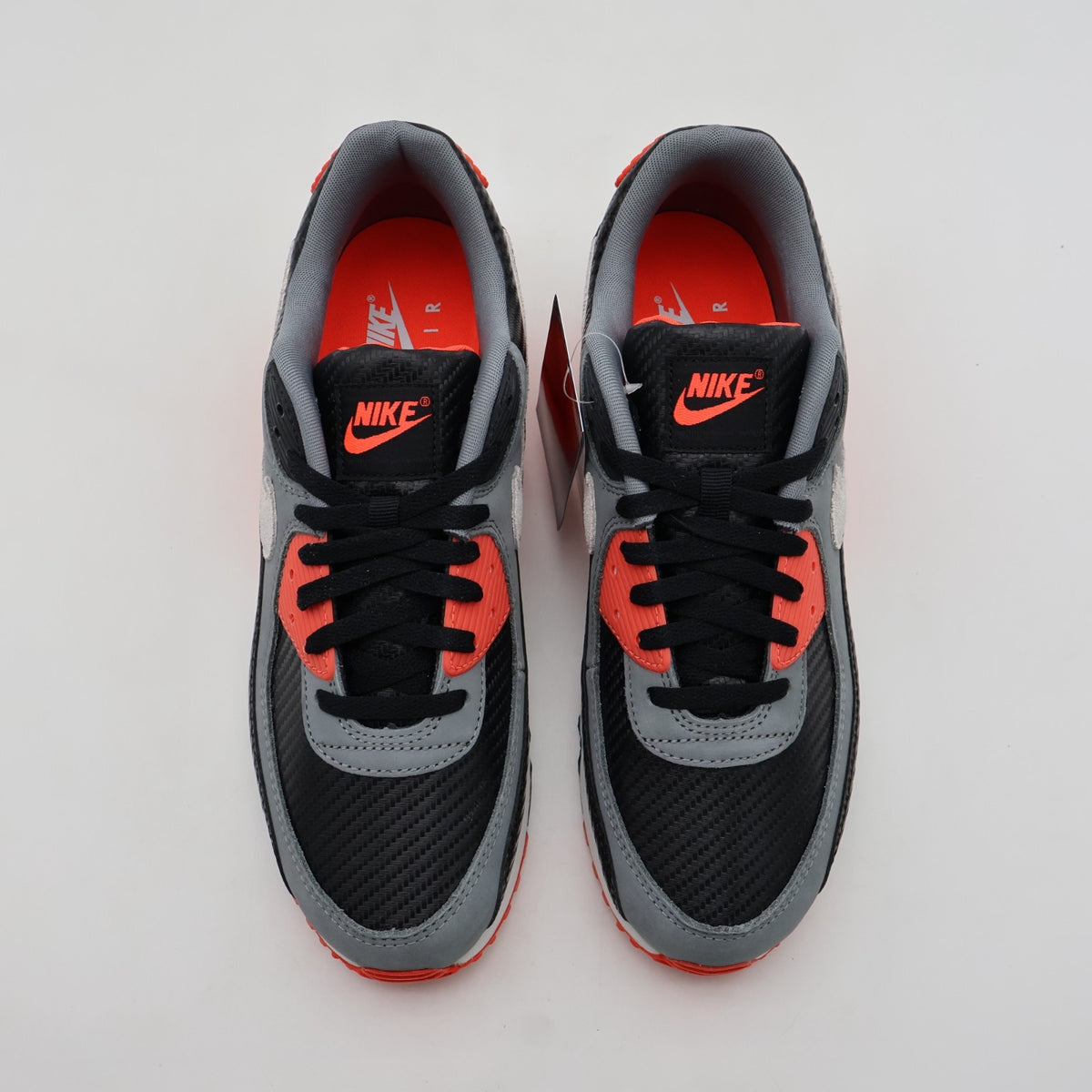 HM9432-001 Nike Air Max 90 PRM Cool Grey and Black (Men's)