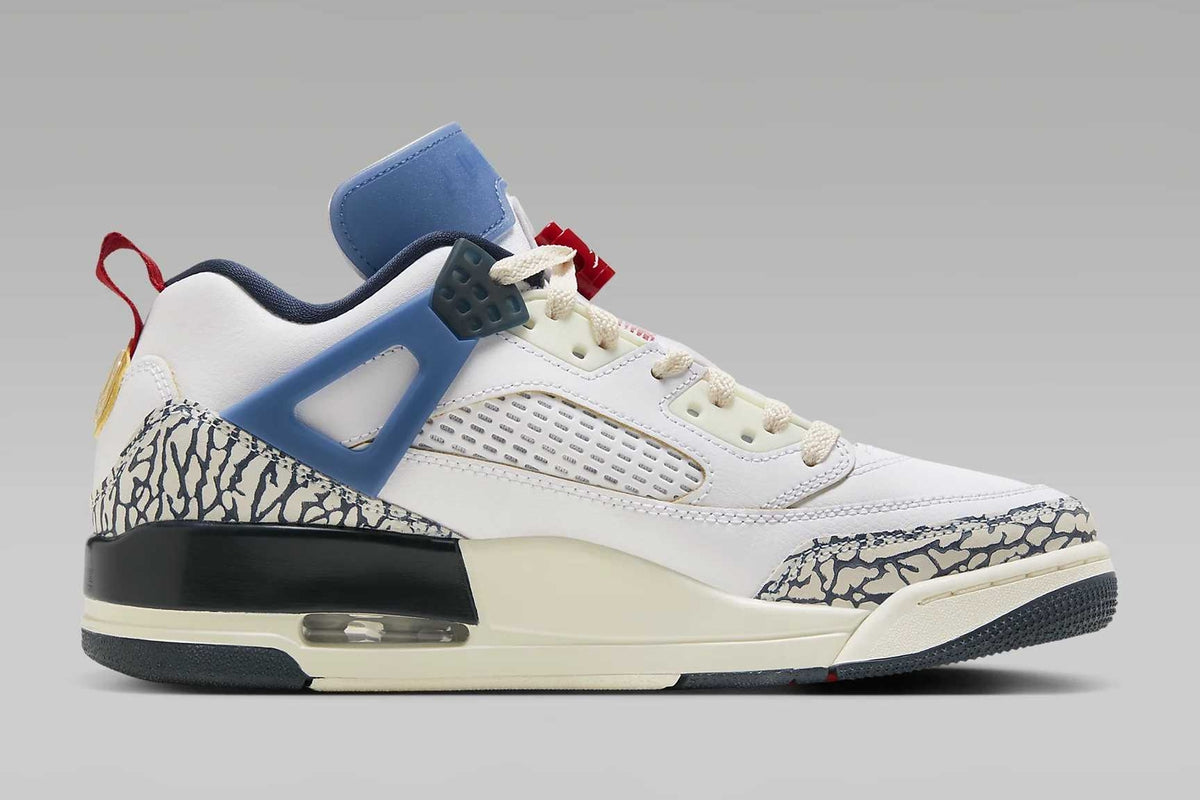 HM3712-164 Nike Jordan Spizike Low White Aegean Storm (Men's)