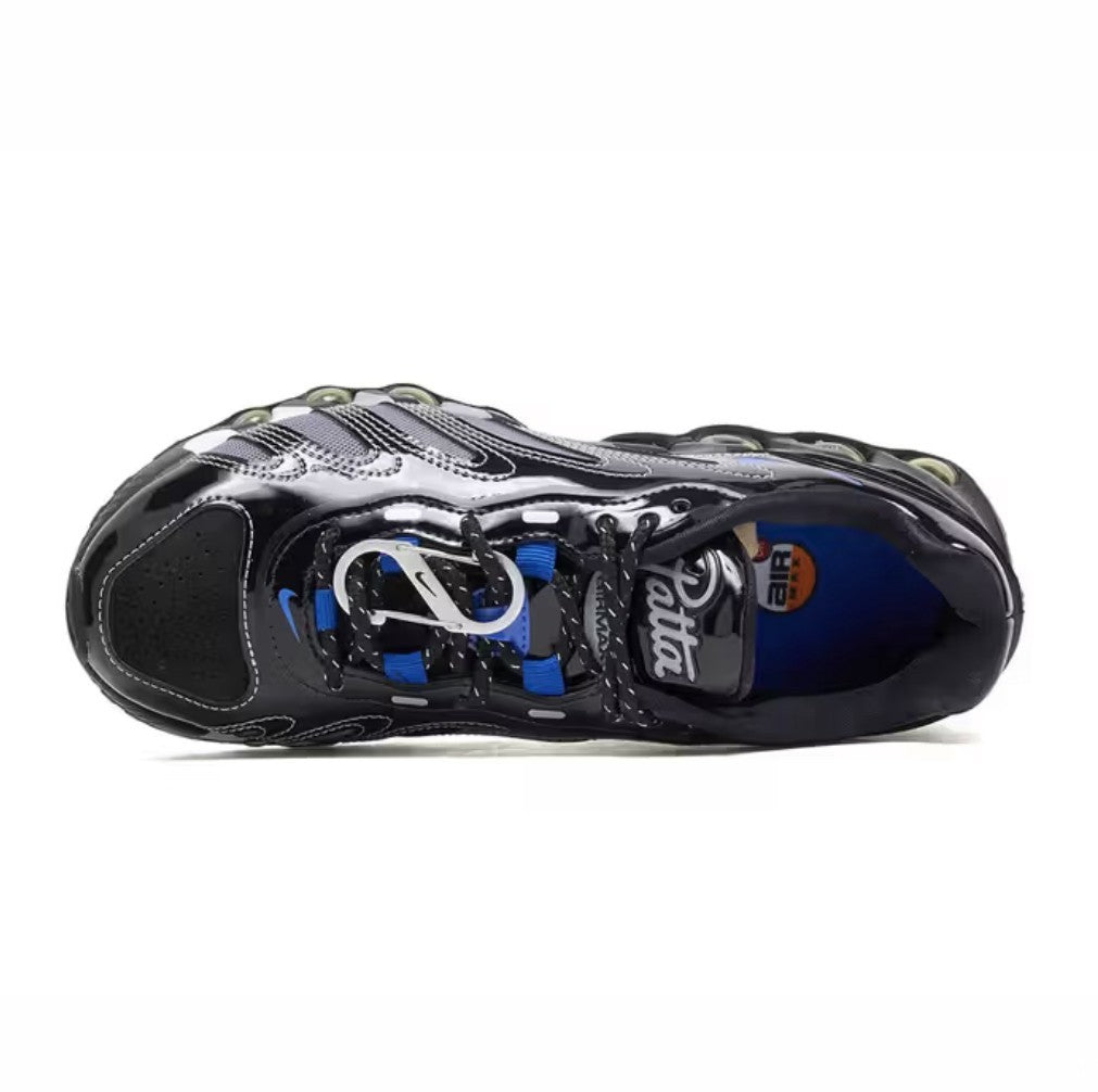 IB4029-001 Patta Nike Air Max DN8 Black Game Royal (Men's)