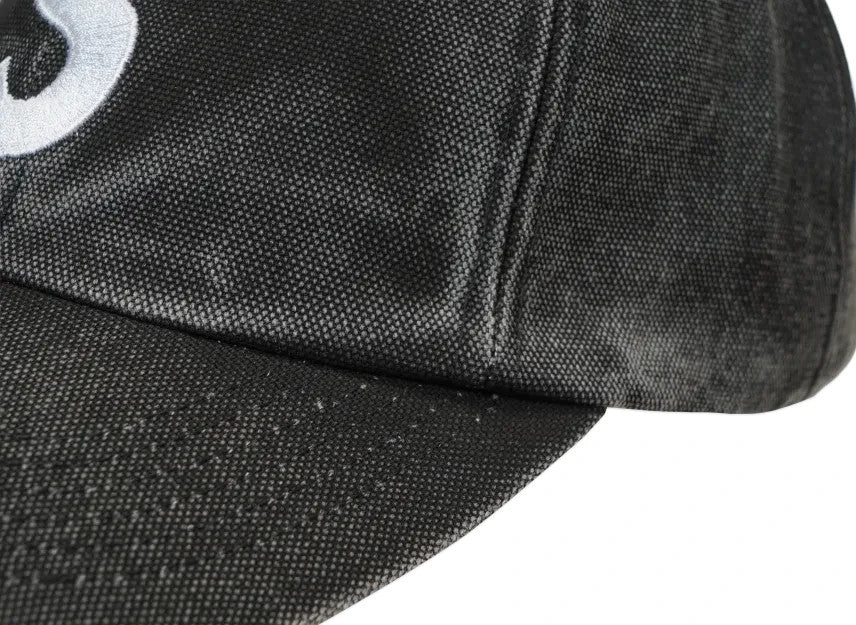 Supreme Pigment Coated S Logo 6-Panel "Black"