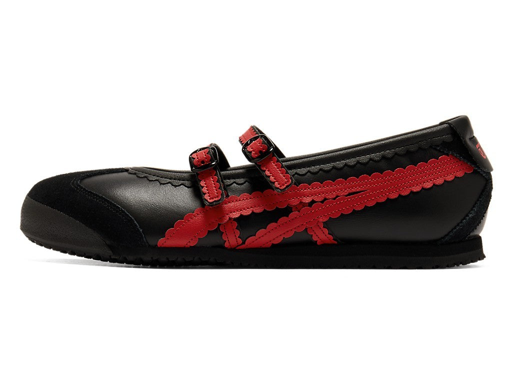 1182A678-002 Onitsuka Tiger Women's Mexico 66 TGRS "Black/Classic Red"