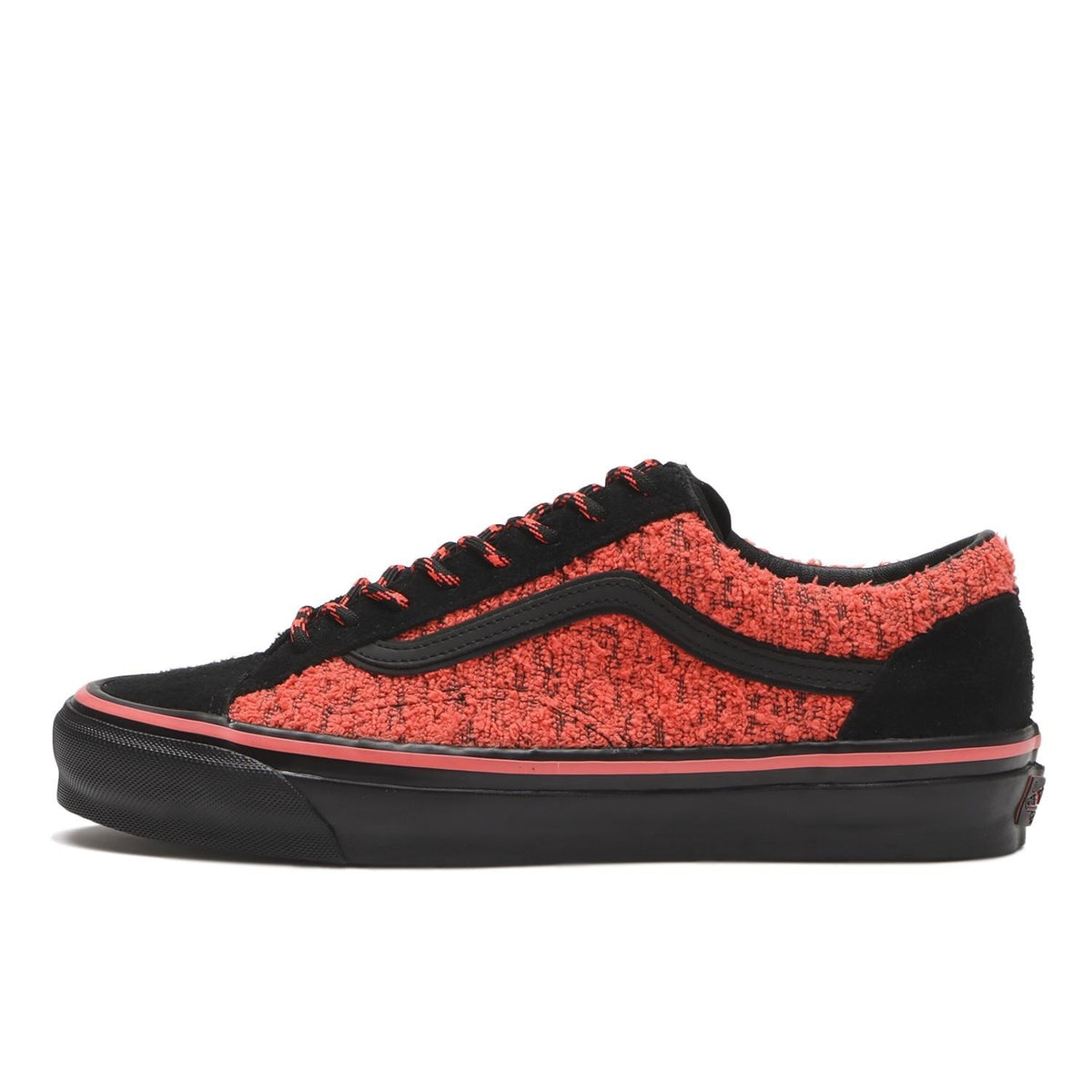VN000EK7GP4 Vans Premium Old Skool 36 Jacquard Knit Black Fiery Coral (Men's)