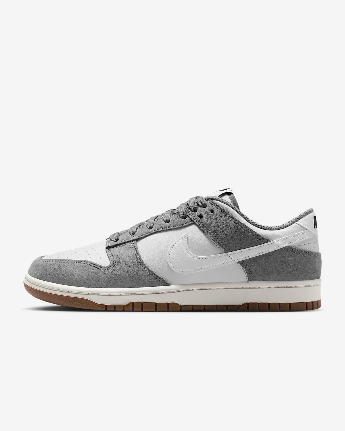 IB6399-001 Nike Dunk Low Grey Suede (Men's)