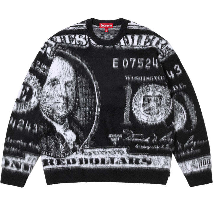 Supreme Money Sweater Black