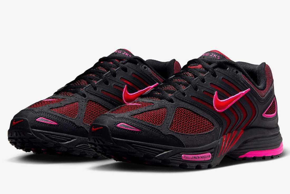 FJ1912-001 Nike Air Pegasus 2K5 Black and Fire Red (Men's)
