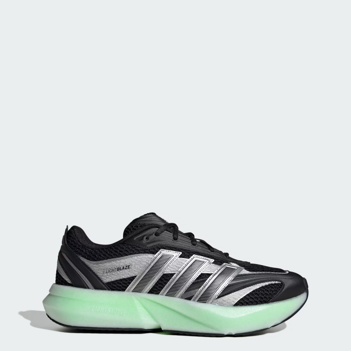 JP6321 adidas Lightblaze Glow Core Black/Silver Metallic/Lime Burst (Men's)
