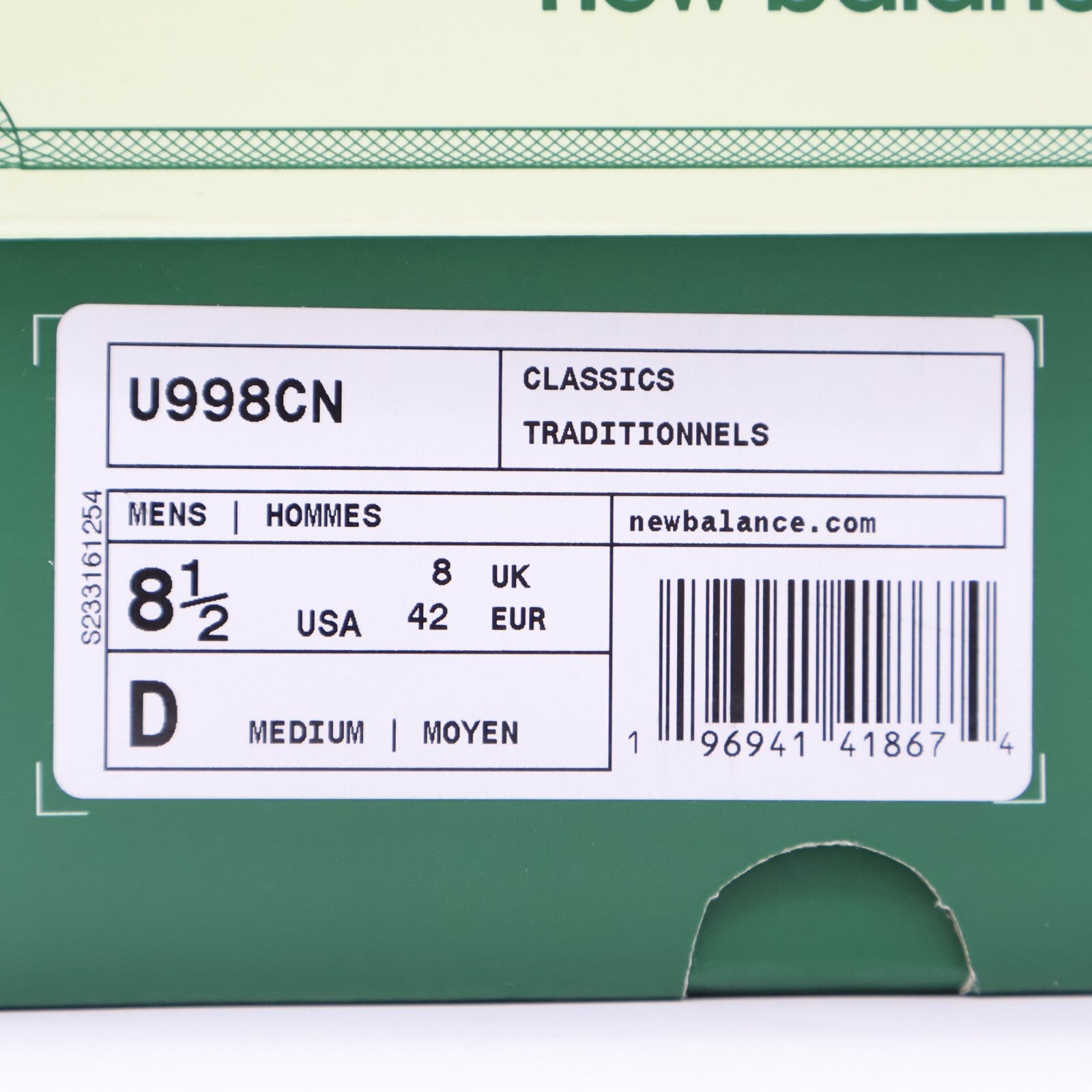 U998CN Concepts Ã New Balance 998 C-Note (Men's)