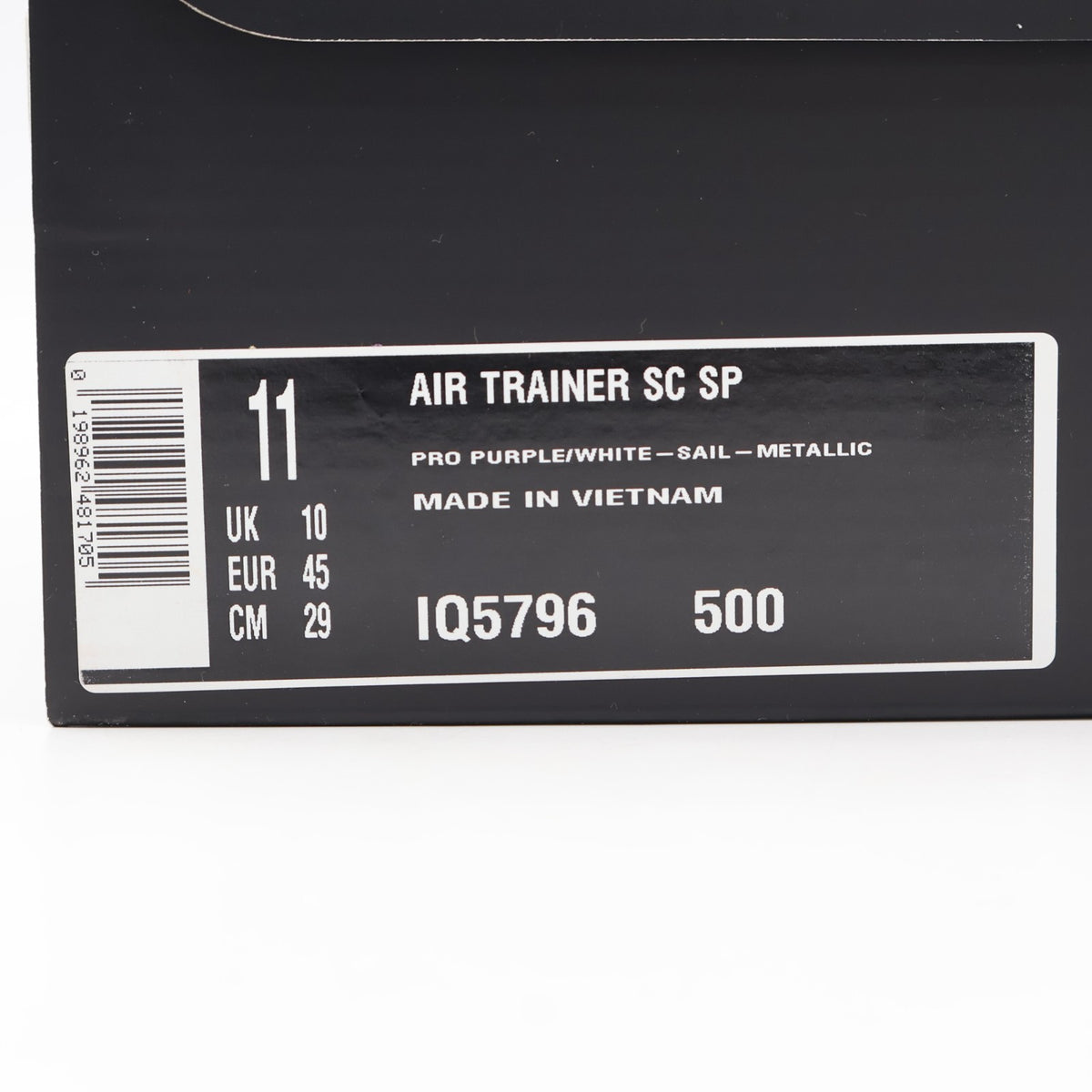 IQ5796-500 Nike Air Trainer SC High "Pro Purple" (Men's)