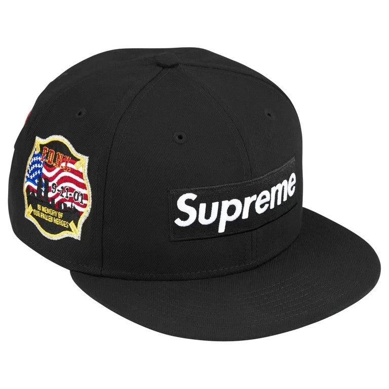 Supreme x FDNY Box Logo New Era Black