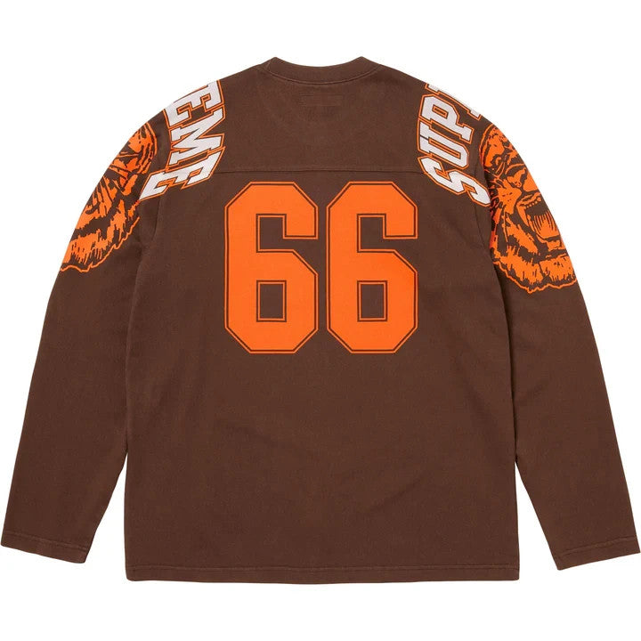 Supreme Mascot L/S Football Top Brown