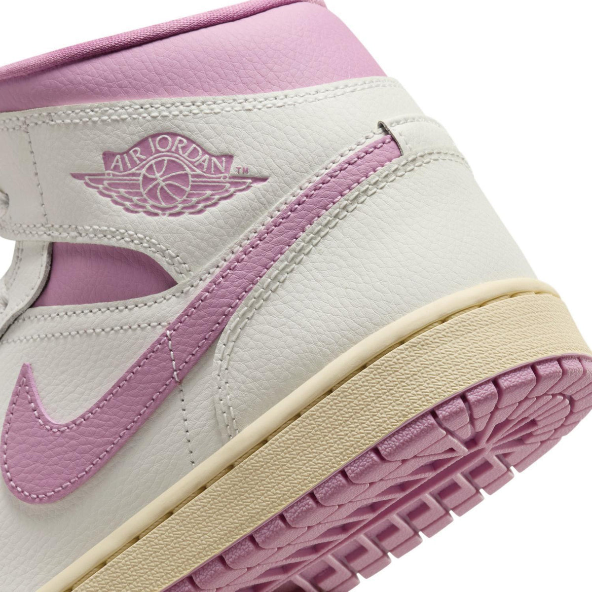 BQ6472-162 Nike Air Jordan 1 Mid Strawberries Cream (Women's)