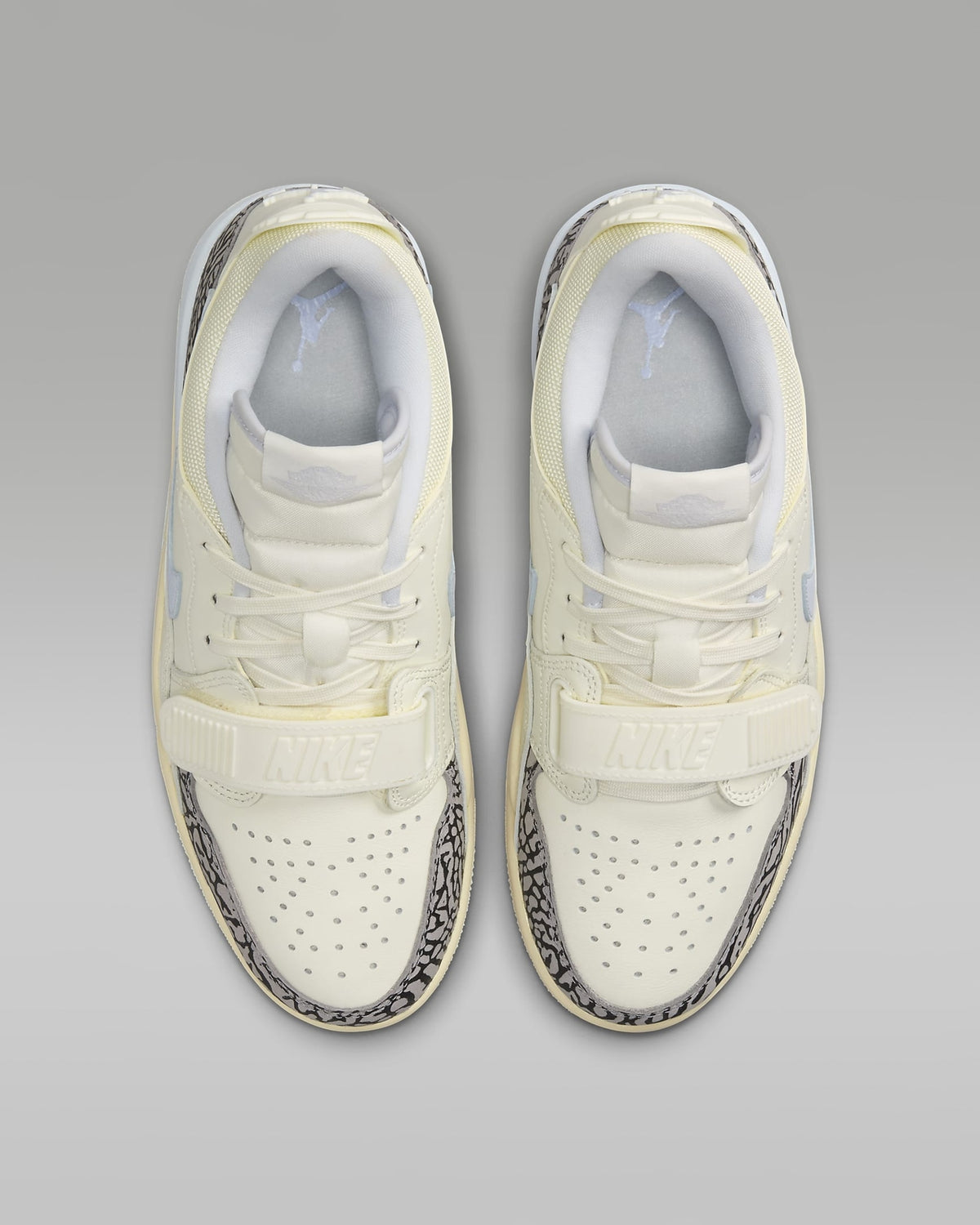 FQ7827-101 Nike Air Jordan Legacy 312 Low Sail Cement Grey Black Footba (Women's