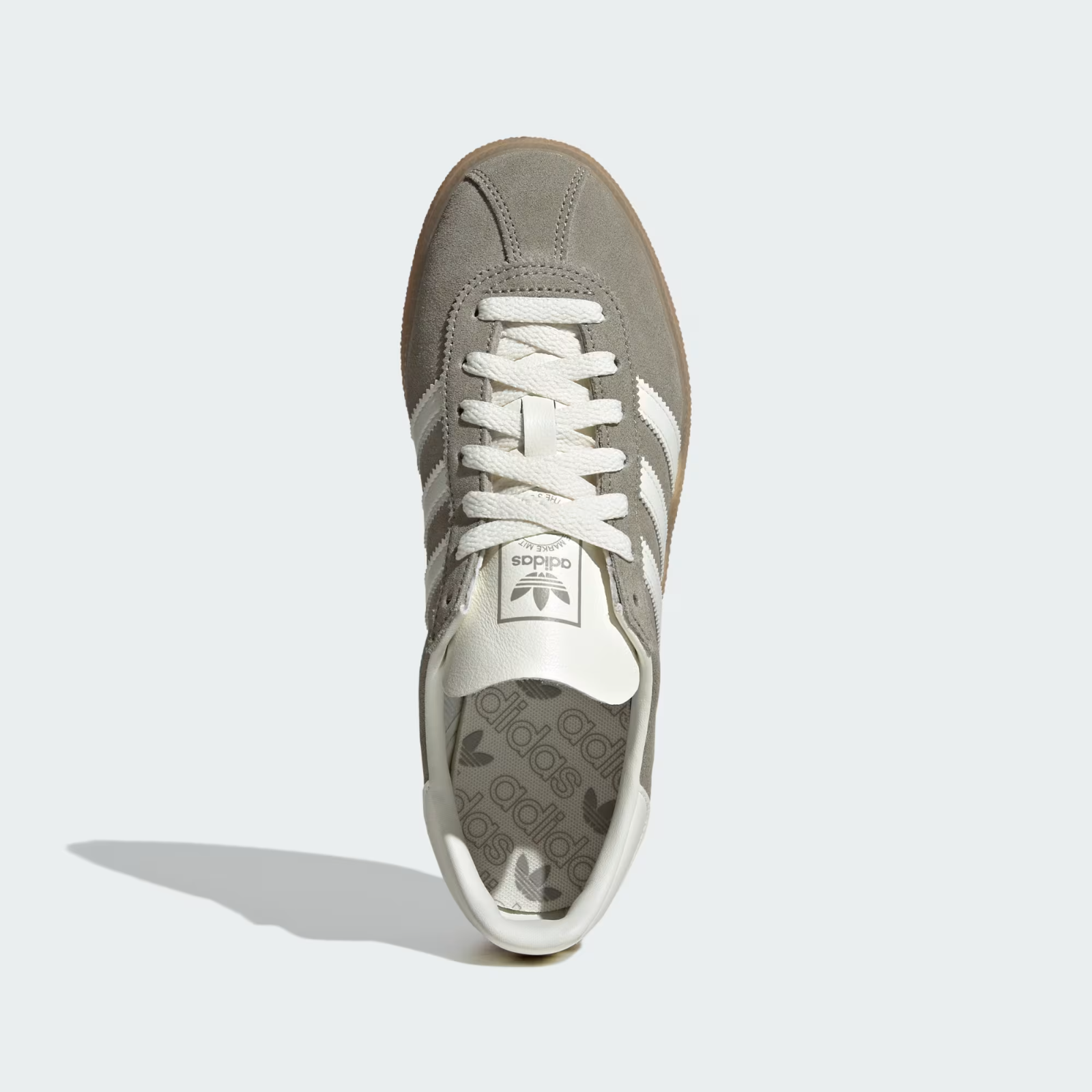 JS3990 adidas Originals Munchen Silver Pebble Off White Silver Metallic (Men's)