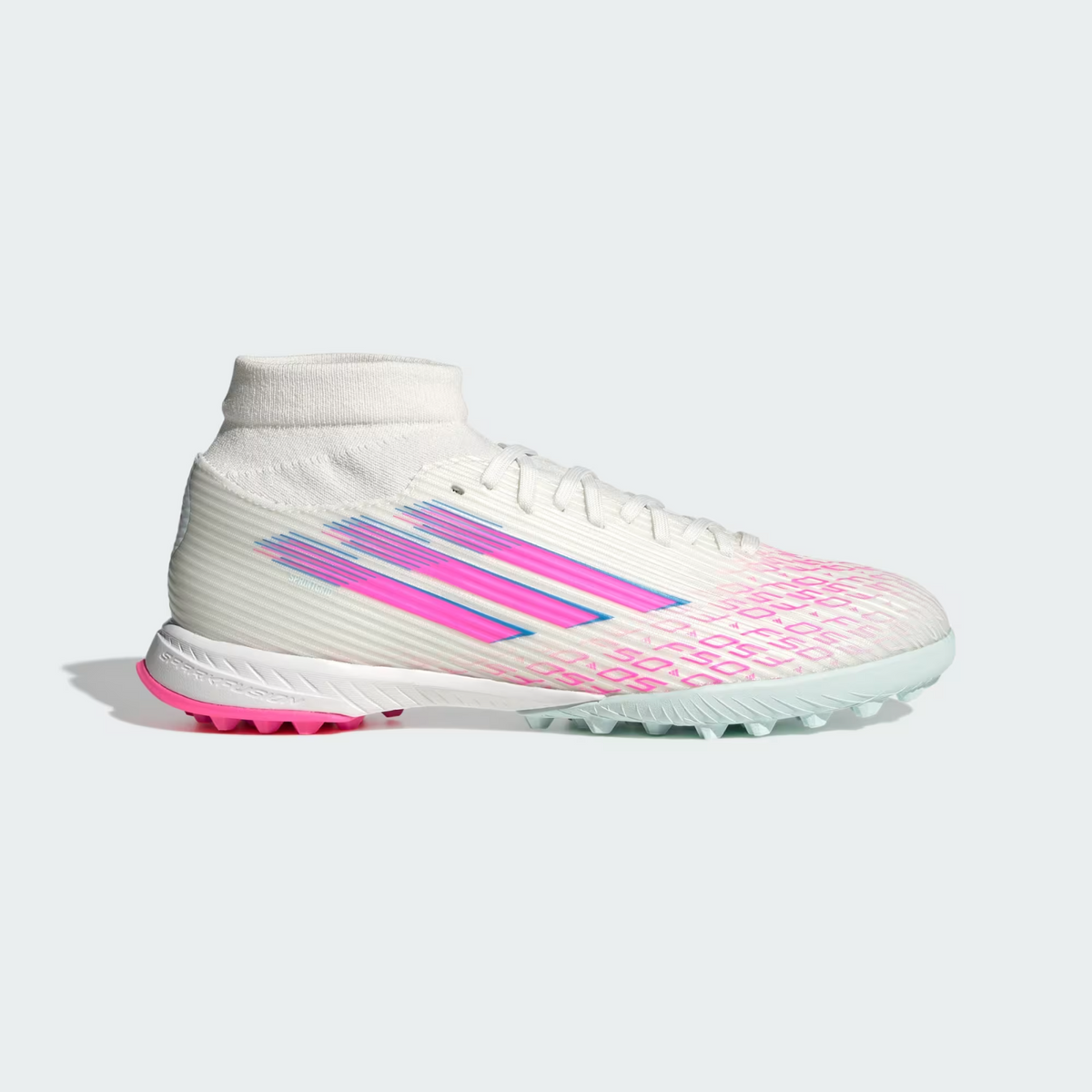 JR6926 adidas F50 Sparkfusion League Turf Cloud White Lucid Pink Cloud (Women's)