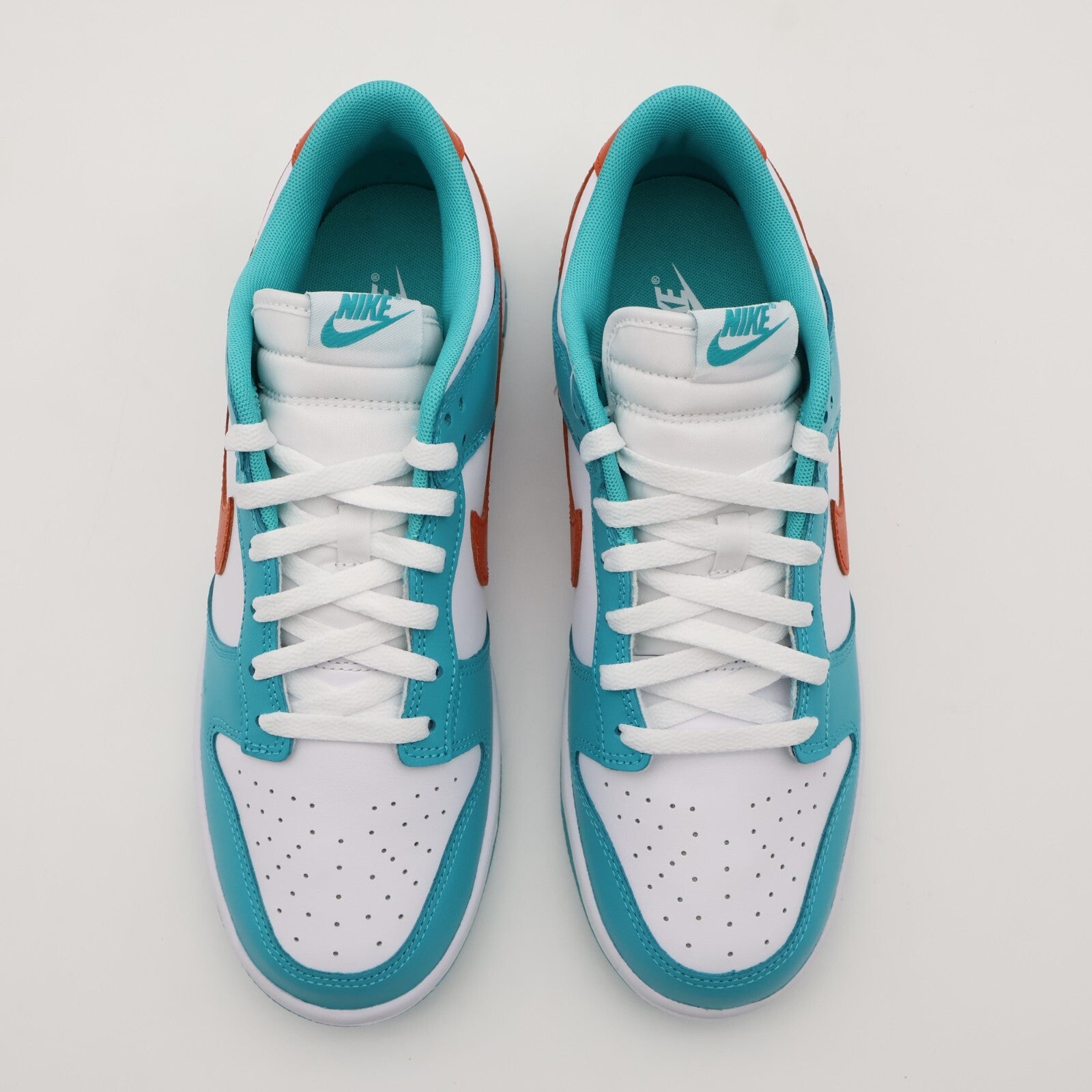 DV0833-102 Nike Dunk Low Miami Dolphins Cosmic Clay Dusty Cactus Green (Men's)