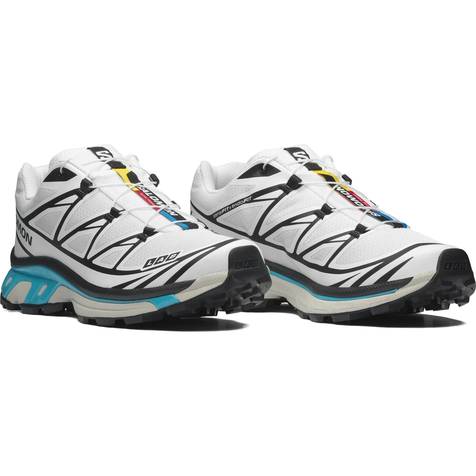 L49143300 Salomon XT-6 "Black/White/Blue Curacao"