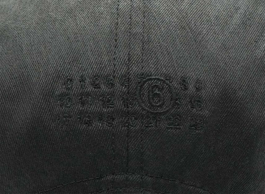 Supreme x MM6 Maison Margiela Painted Camp Cap Black