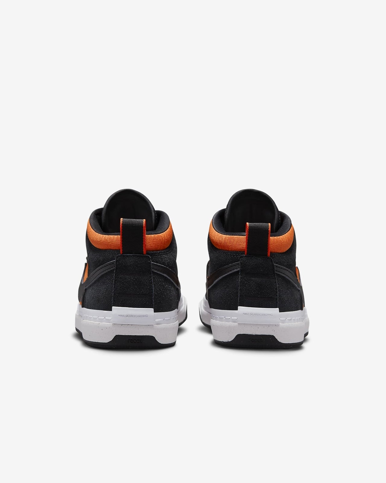 DX4361-002 Nike SB React Leo Black Electro Orange (Men's)