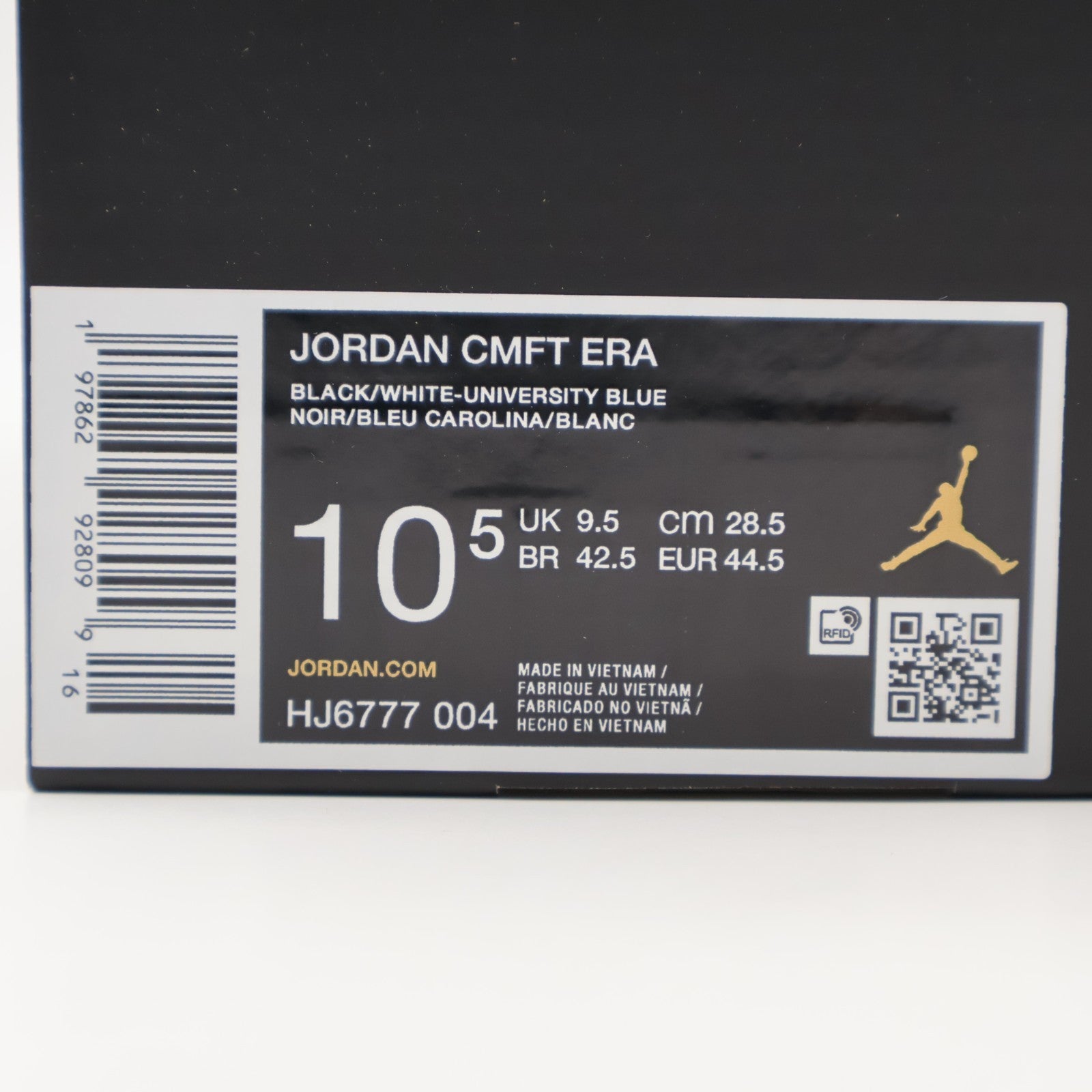HJ6777-004 Nike Jordan Comfort Era Black  University Blue  (Men's)