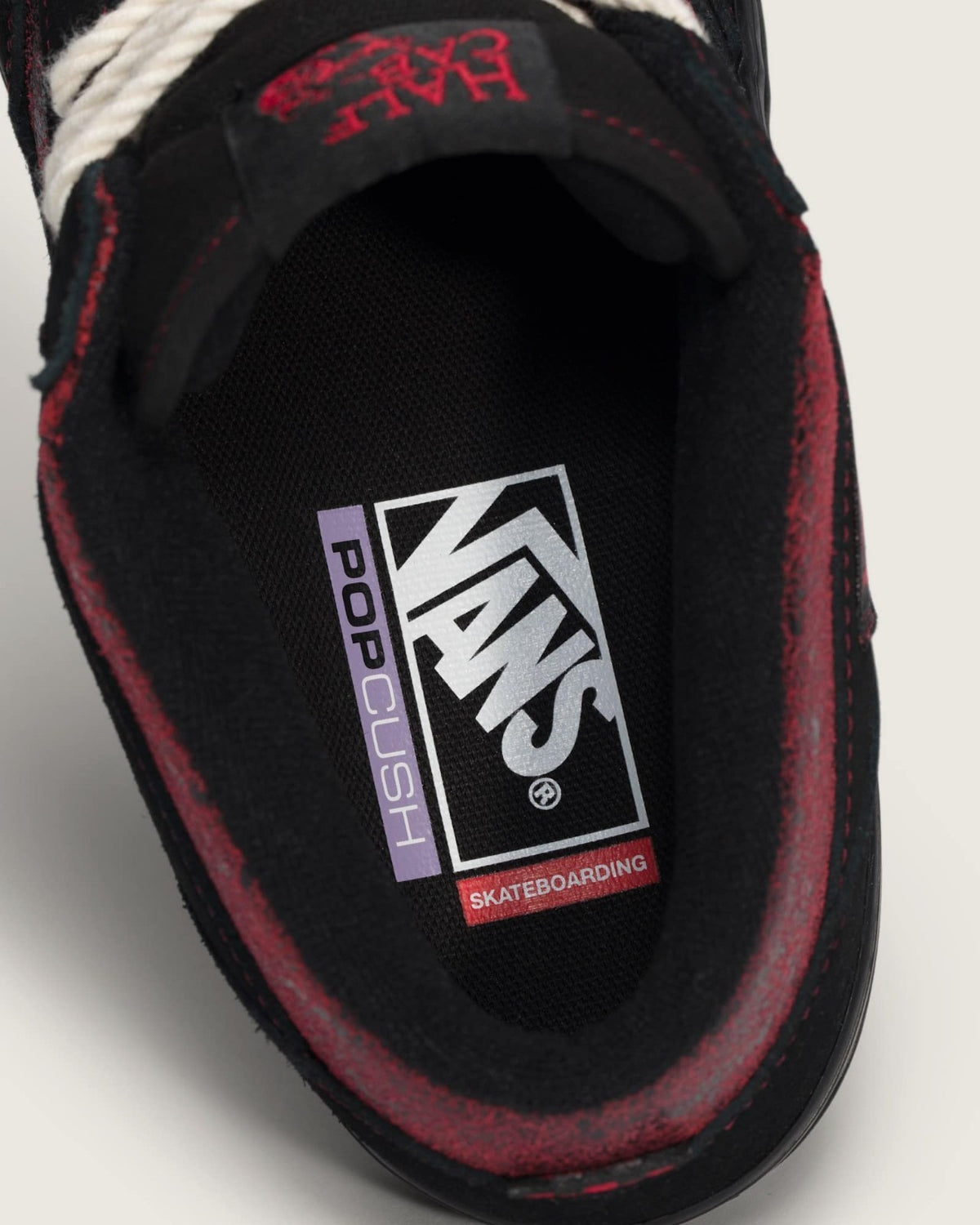 VN0A5FCDY25 Vans Skate Half Cab "Red/Black" (Men's)