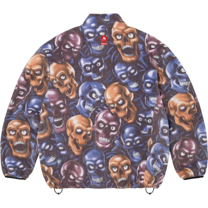 Supreme Marmot Fleece Jacket Skull Pile