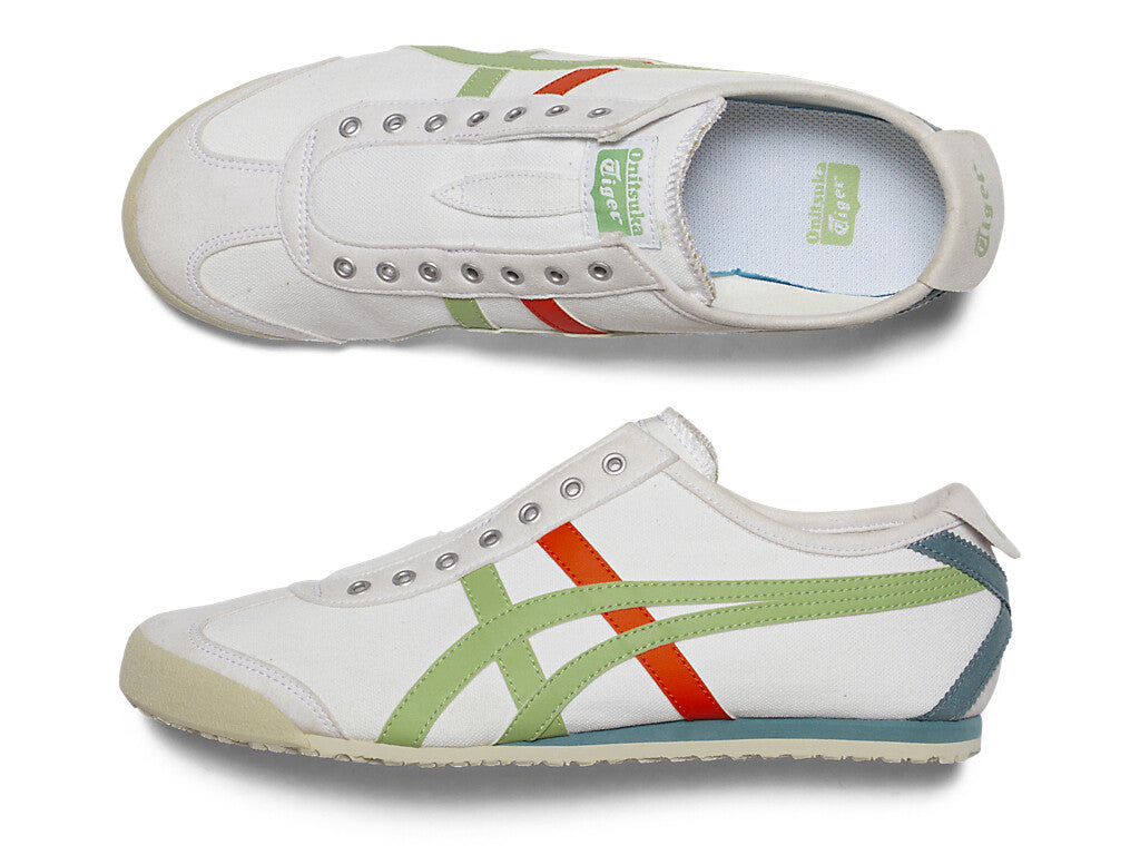 1183A360-129 Onitsuka Tiger MEXICO 66 SLIP-ON WHITE JADE (Men's)