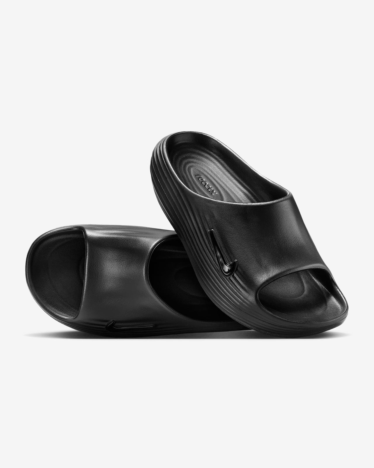 HV4484-001 Nike Women's ReactX Rejuven8 Slide Triple Black (Women's)