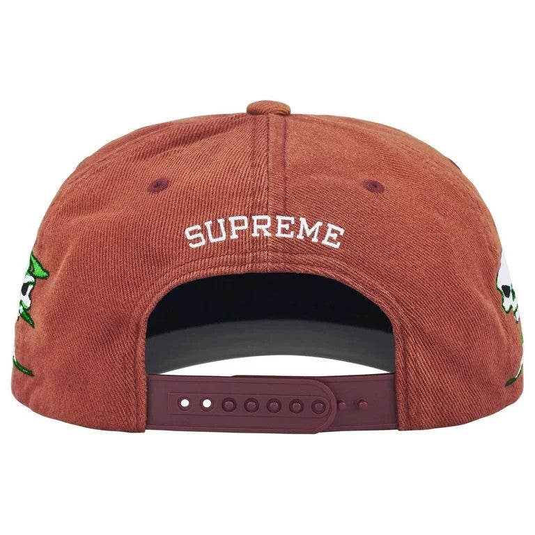Supreme Skulls Spellout 6-Panel Rust