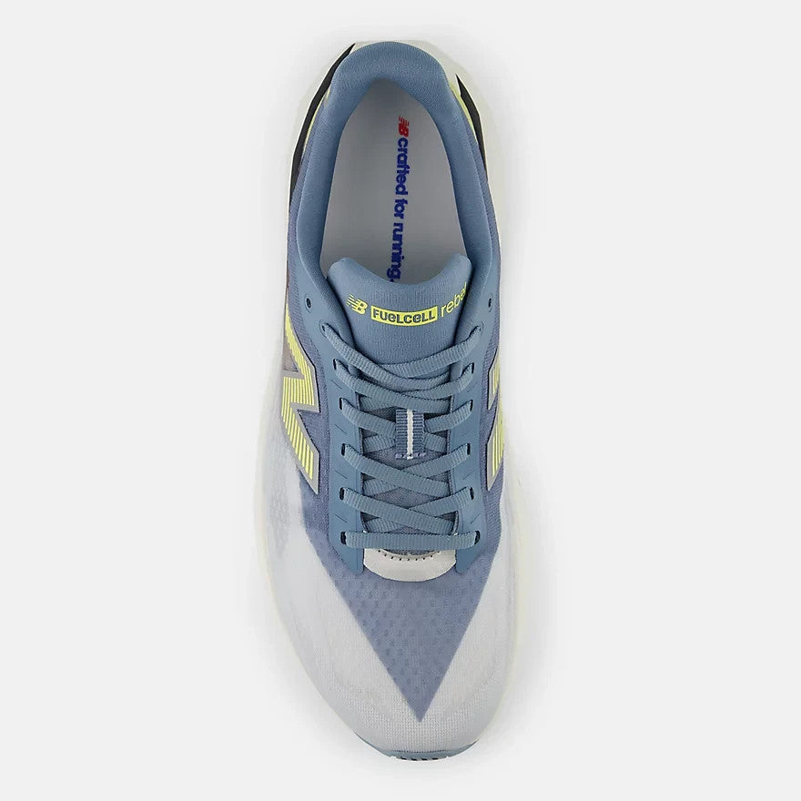 MFCX896 New Balance FuelCell Rebel V5 Night Lights "Fresh Air/Zinc Blue" (Men's)