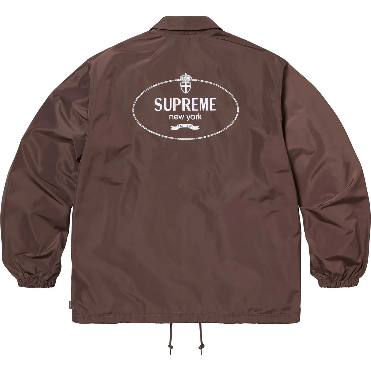 Supreme Crest Coaches Jacket Brown