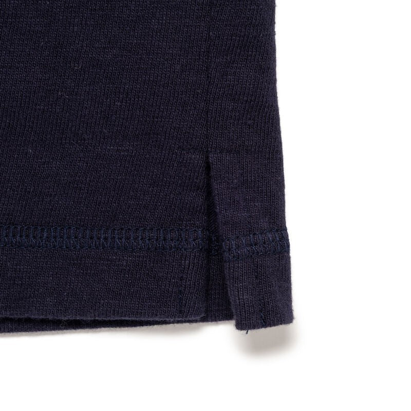 HUMAN MADE Henley Neck Shirt Navy