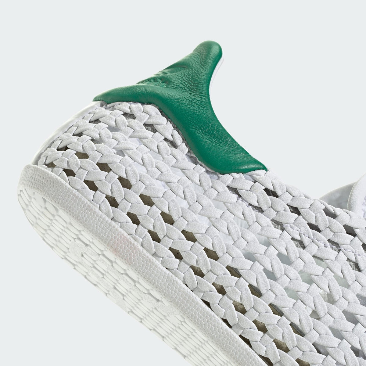 IH9356 adidas Women's Stan Smith Basketweave WhiteGreen (Women's)