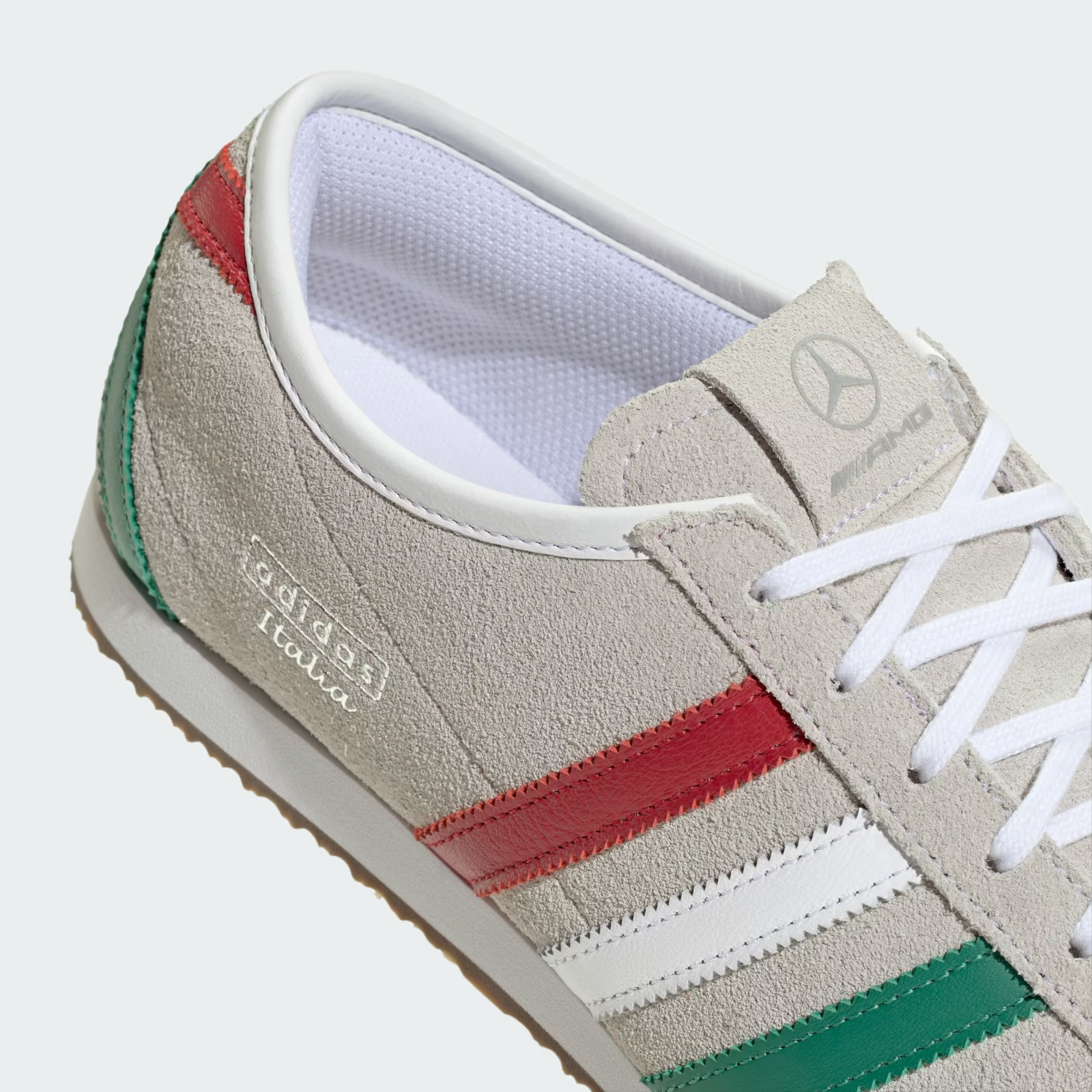 KJ1199 Mercedes adidas Italia 70s Cloud White Bold Green Power Red (Men's)