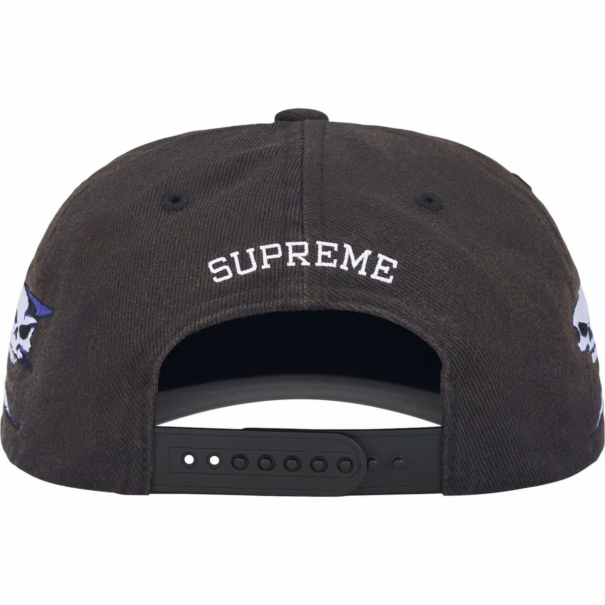 Supreme Skulls Spellout 6-Panel Black